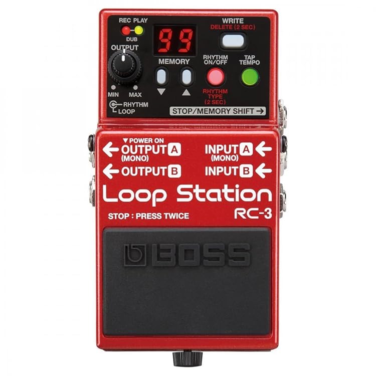 BOSS RC-3 Loop Station - 手軽に録音／再生ができるコンパクトな