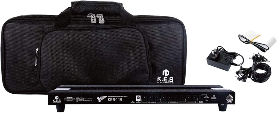 K.E.S KRB-11B - 電源無しでもOK！充電式パワーサプライ内蔵エフェクト