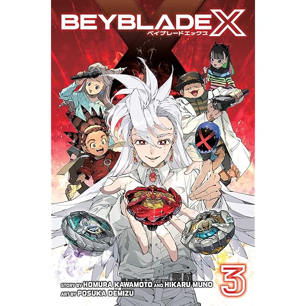 Beyblade X, Vol. 1: Kawamoto, Homura, Muno, Hikaru, Demizu, Posuka