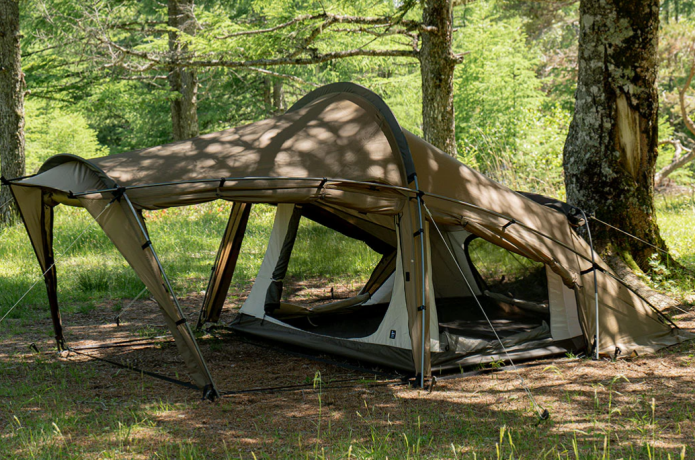 ゼインアーツ新作】3.9万円で軽量2ルームが実現！新テント「UKA」の