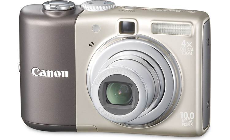 Canon PowerShot A1000 IS (Brown) 10-megapixel digital camera with