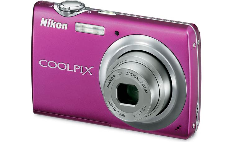Nikon Coolpix S220 (Magenta) 10-megapixel digital camera with 3X