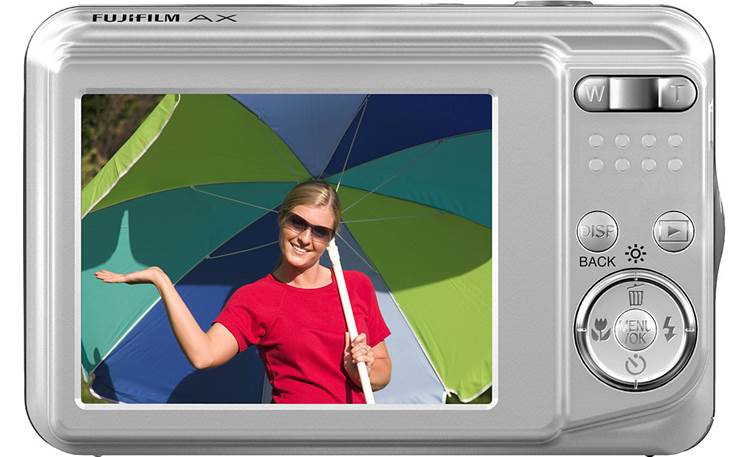 Fujifilm FinePix AX200 (Silver) 12.2-megapixel digital camera with