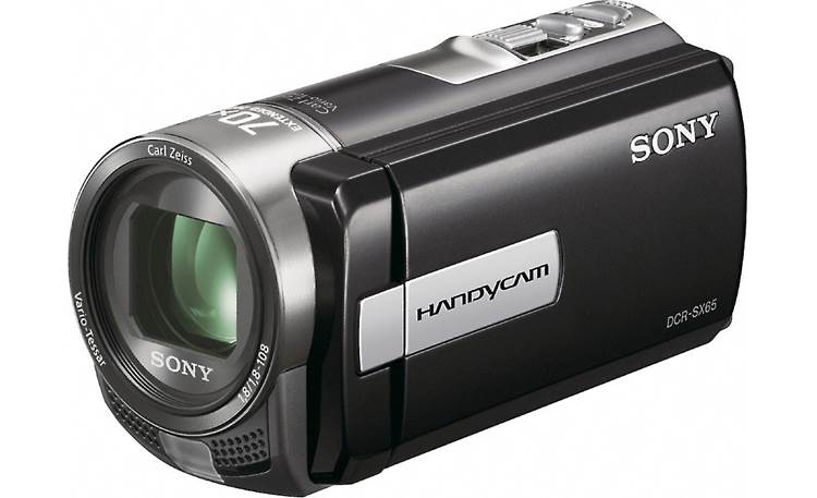 Sony Handycam® DCR-SX65 (Black) Standard-definition camcorder with