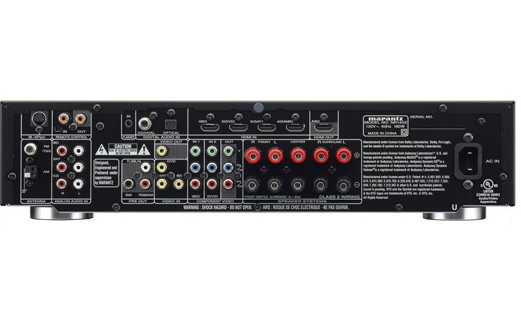 Marantz NR1402 Home theater receiver with 3D-ready HDMI switching