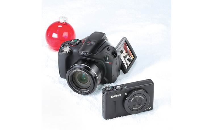 Canon PowerShot S100 (Black) 12.1-megapixel digital camera with 5X