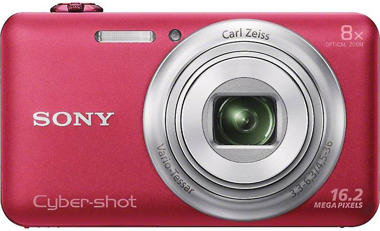 Sony Cyber-shot® DSC-WX80 (Red) 16.2-megapixel digital camera with