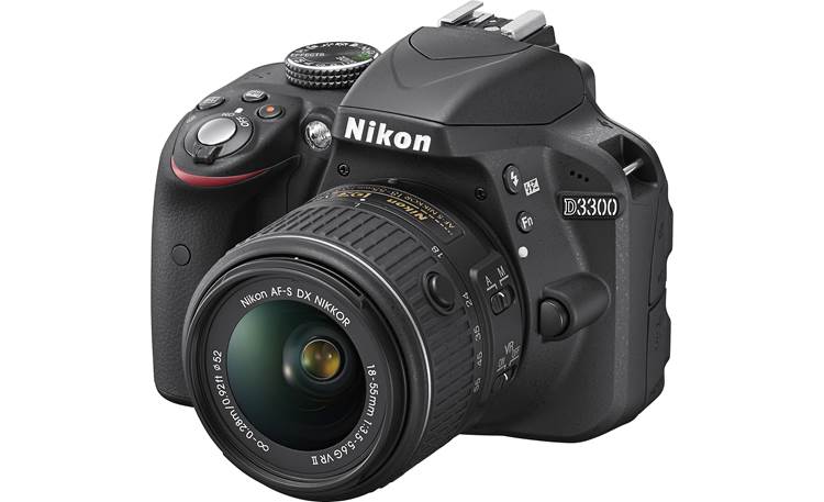 Nikon D3300 Kit (Black) 24-megapixel DSLR w/18-55mm DX VR II lens
