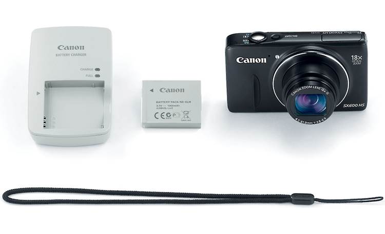 Canon PowerShot SX600 HS (Black) 16-megapixel digital camera with