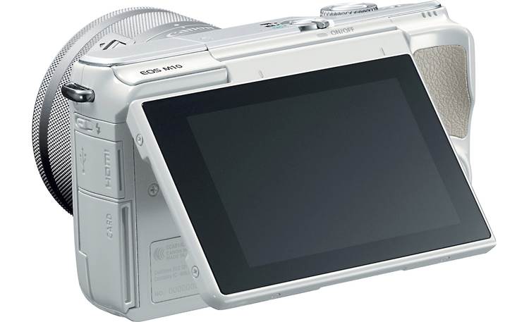 Canon EOS M10 Kit (White) 18-megapixel mirrorless camera with 15