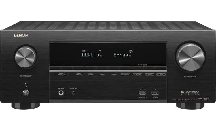 Denon AVR-X2600H (2019 model) 7.2-channel home theater receiver