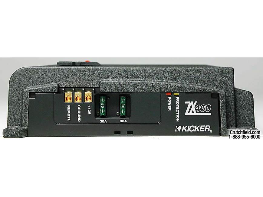 Kicker ZX460 30W X 4 Car Amplifier at Crutchfield