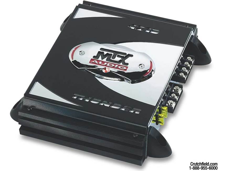 MTX Thunder421D 210W x 1 mono subwoofer amplifier at Crutchfield