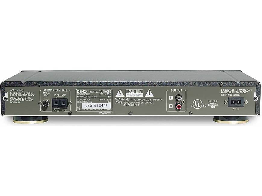Denon TU-1500RD AM/FM tuner at Crutchfield