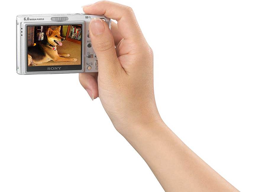 Sony DSC-T9 6-megapixel digital camera at Crutchfield