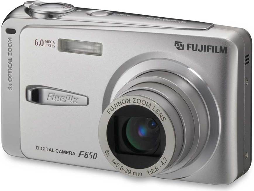 Fujifilm FinePix F650 6-megapixel digital camera at Crutchfield