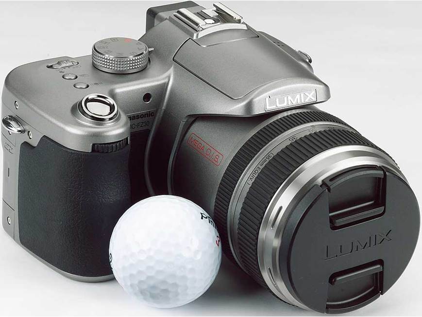 Panasonic DMC-FZ30 (Silver) 8-megapixel digital camera with 12X