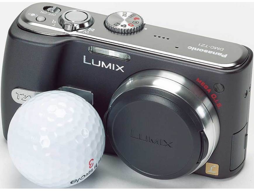 Panasonic Lumix® DMC-TZ1 (Black) 5-megapixel digital camera with