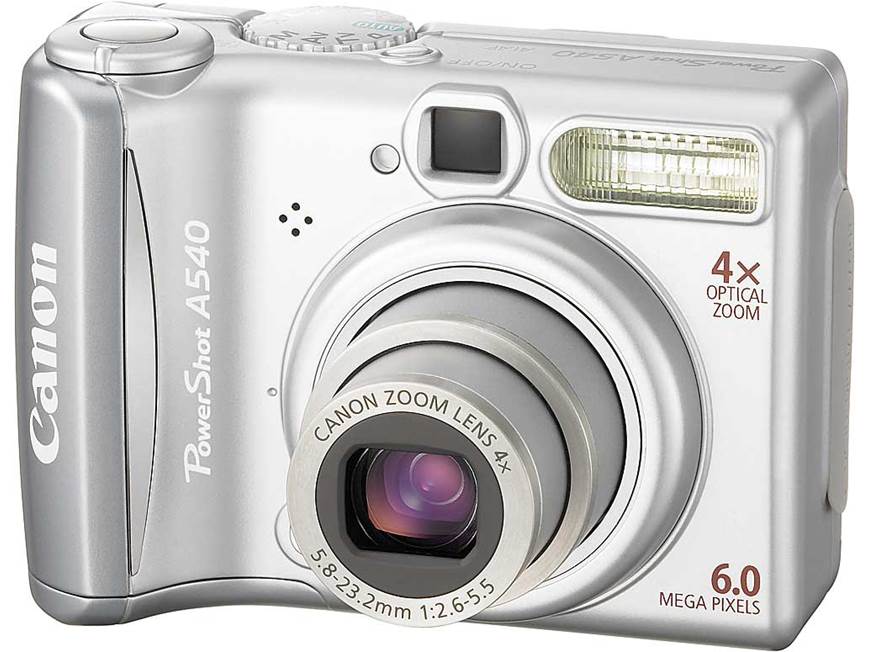 Canon PowerShot A540 6-megapixel digital camera at Crutchfield