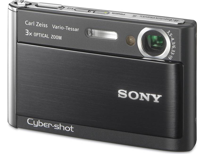Sony Cyber-shot DSC-T70 (Black) 8.1-megapixel digital camera with