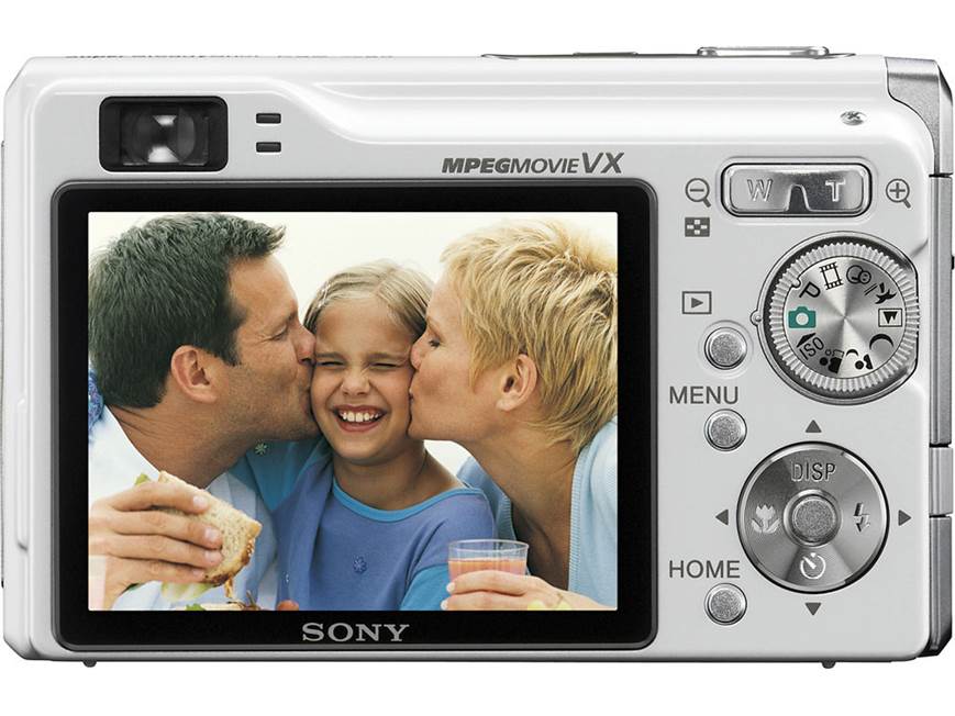 Sony Cyber-shot DSC-W80 (Silver) 7.2-megapixel digital camera