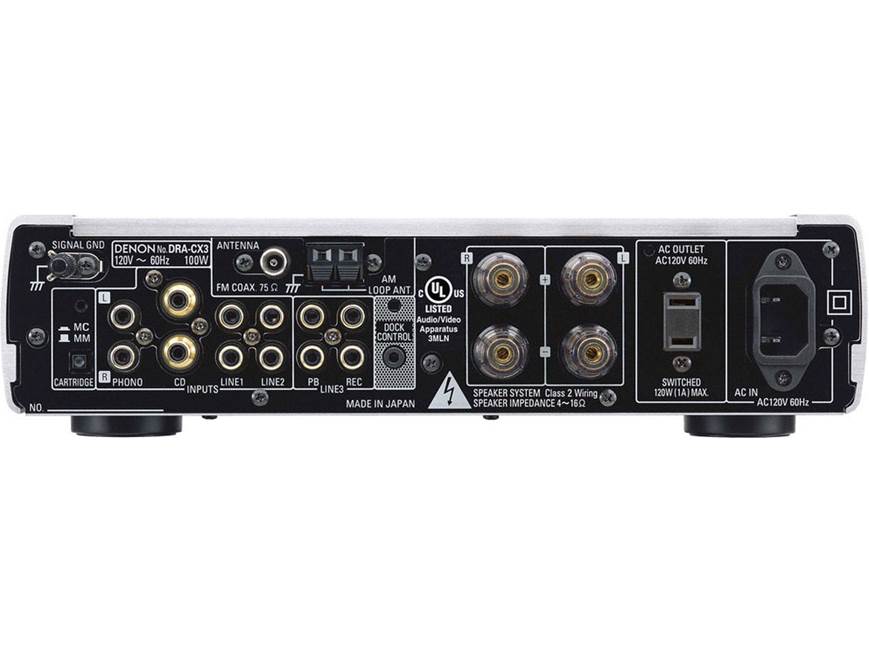 Denon CX3 CD/SACD/AM/FM component shelf system at Crutchfield