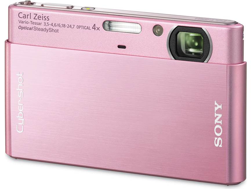 Sony Cyber-shot® DSC-T77 (Pink) 10.1-megapixel digital camera with