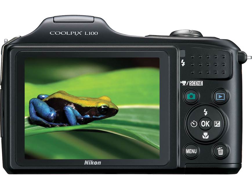Nikon Coolpix L100 10-megapixel digital camera with 15X optical