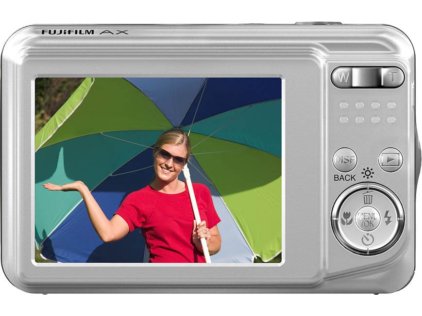 Fujifilm FinePix AX200 (Silver) 12.2-megapixel digital camera with