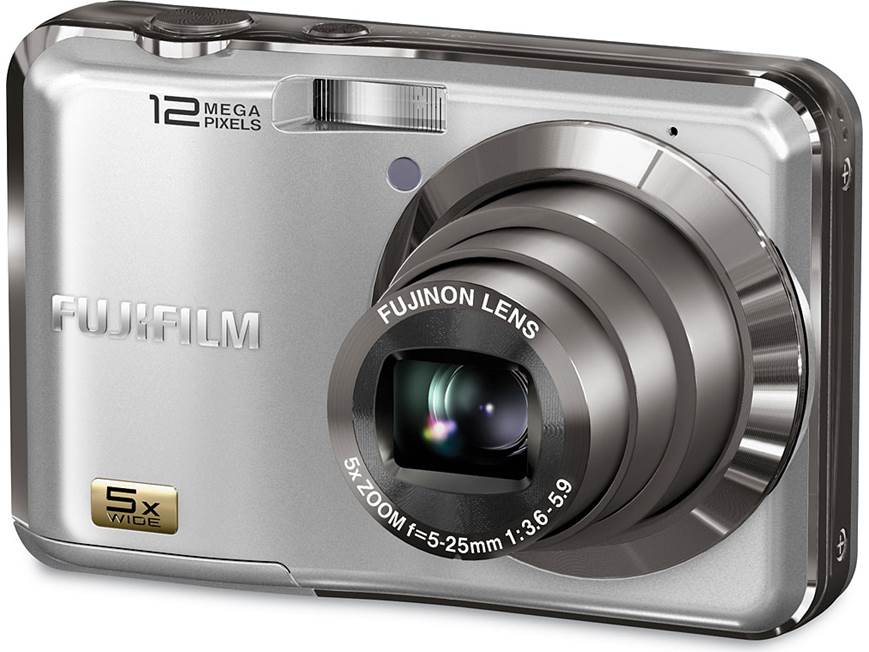 Fujifilm FinePix AX200 (Silver) 12.2-megapixel digital camera with
