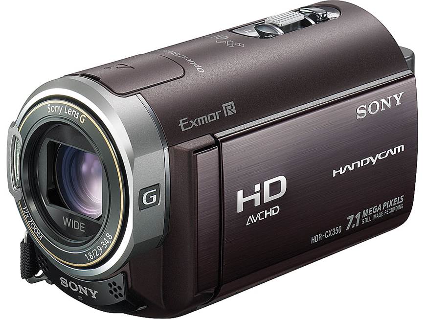 Sony HDR-CX350V Handycam® HD camcorder with built-in GPS receiver