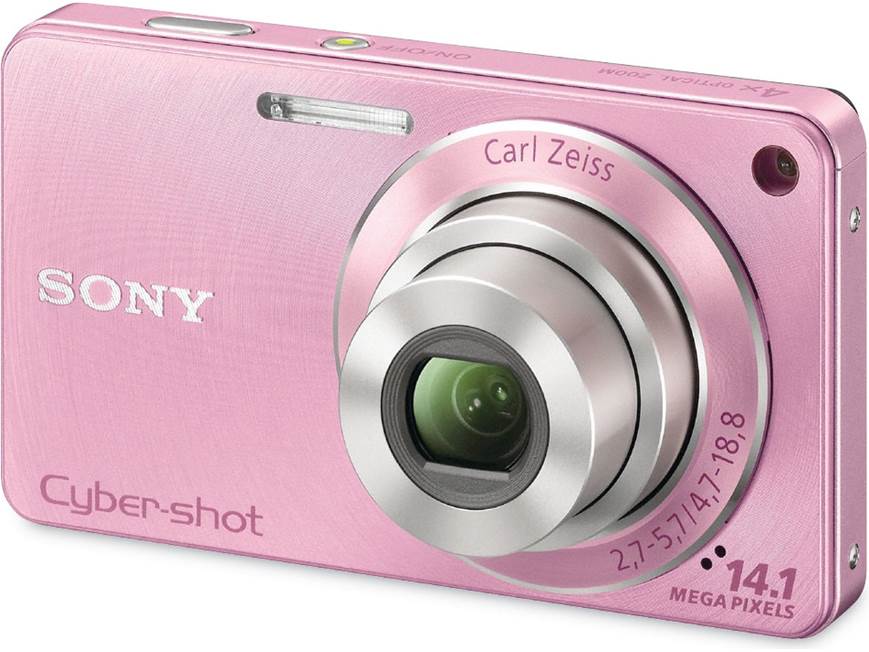 Sony Cyber-shot® DSC-W350 (Pink) 14.1-megapixel digital camera