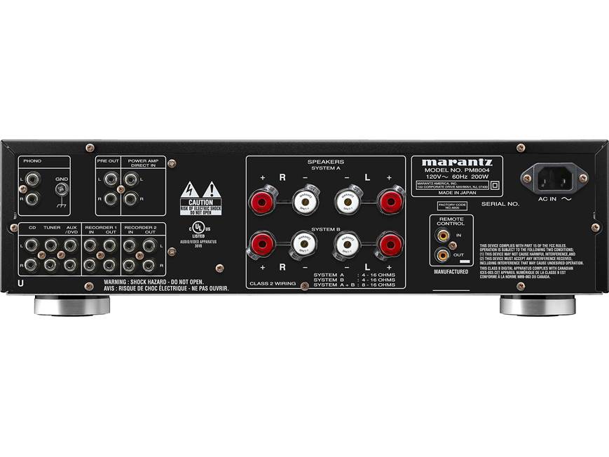 Marantz PM8004 Stereo integrated amplifier at Crutchfield