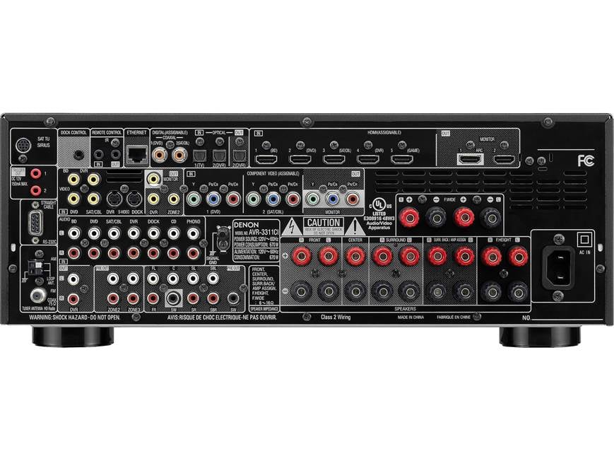 Denon AVR-3311CI Home theater receiver with 3D-ready HDMI