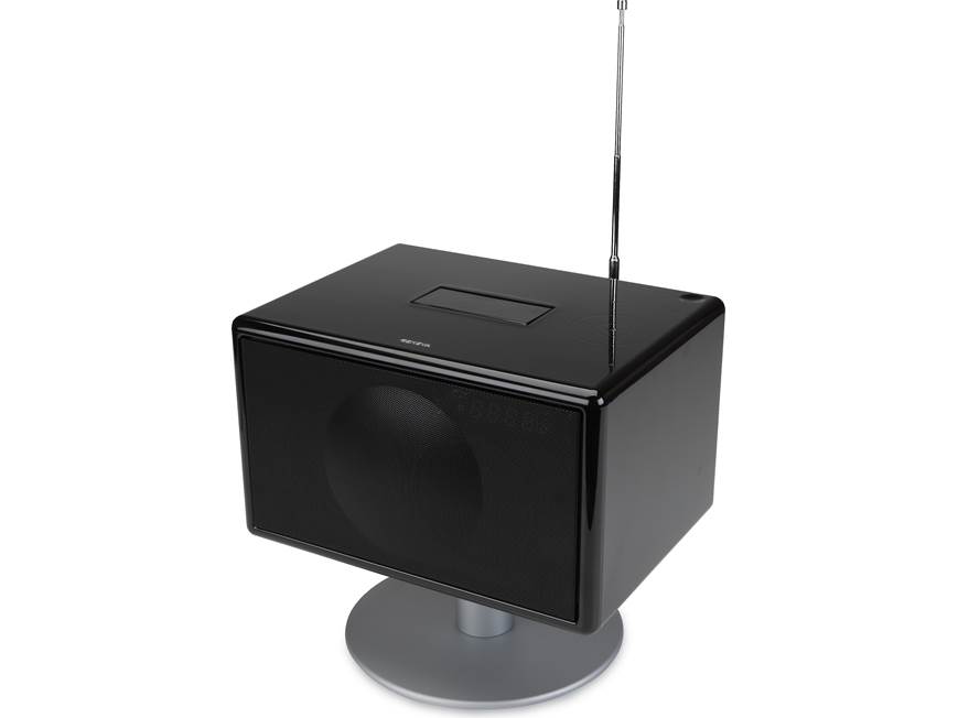 Geneva Sound System Model S (Black) Clock Radio with dock for iPod