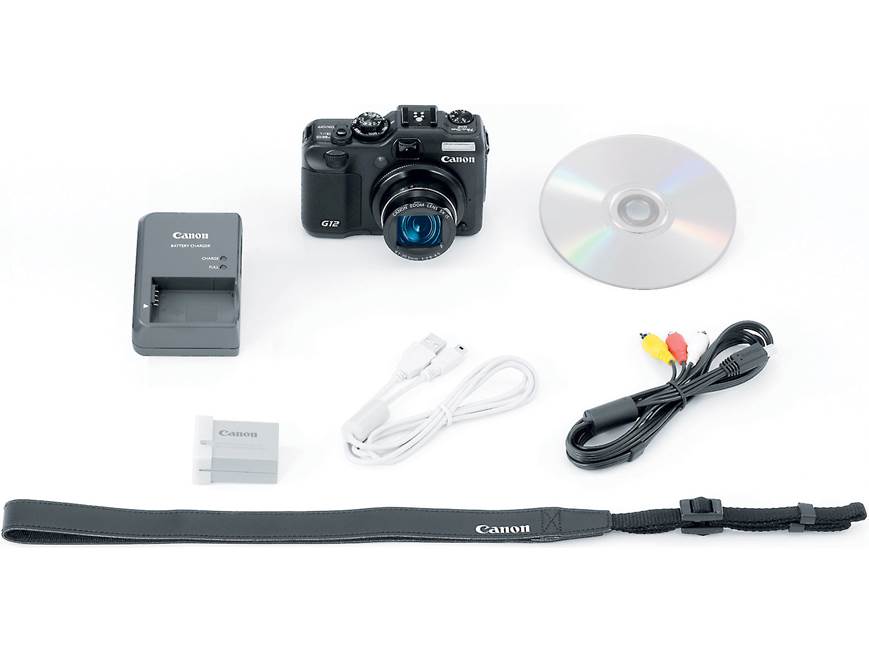 Canon PowerShot G12 10-megapixel digital camera with 5X optical