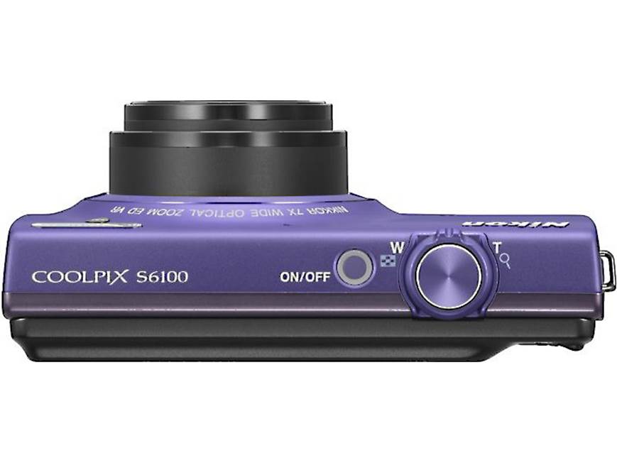 Nikon Coolpix S6100 (Violet) 16-megapixel digital camera with 7X