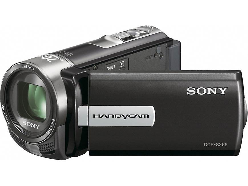 Sony Handycam® DCR-SX65 (Black) Standard-definition camcorder with