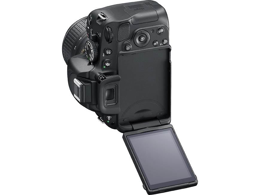 Nikon D5100 Kit 16.2-megapixel digital SLR camera with 18-55mm