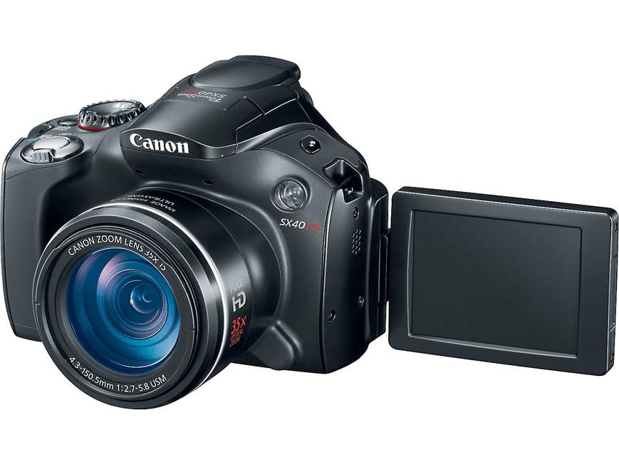 Canon PowerShot SX40 HS 12.1-megapixel digital camera with 35X