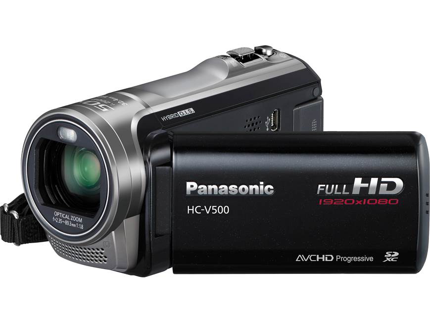Panasonic HC-V500M HD camcorder with 16GB of flash memory at