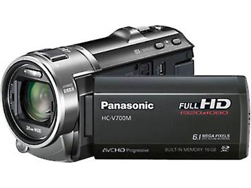 Panasonic HC-V700M HD camcorder with 16GB of flash memory at