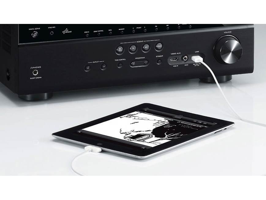 Yamaha RX-V573 Home theater receiver with 3D-ready HDMI switching