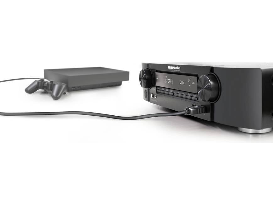 Marantz NR1603 7.1-channel home theater receiver with Apple