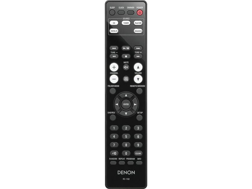 Denon D-M39S CD/FM micro desktop stereo system at Crutchfield