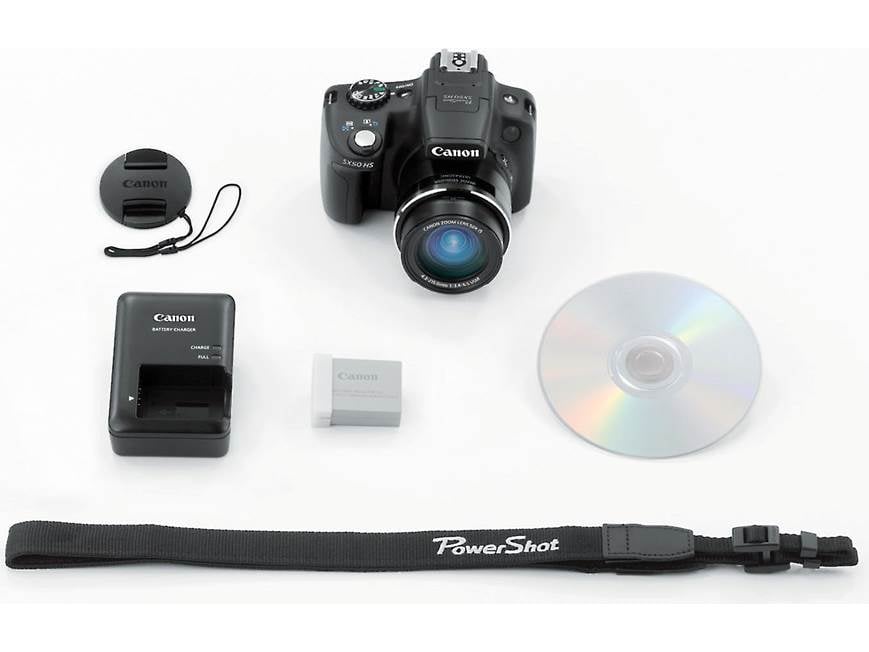 Canon PowerShot SX50 HS 12.1-megapixel digital camera with 50X
