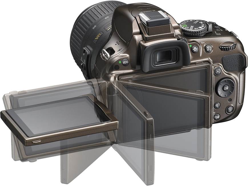 Nikon D5200 Kit (Bronze) 24.1-megapixel digital SLR camera with 18