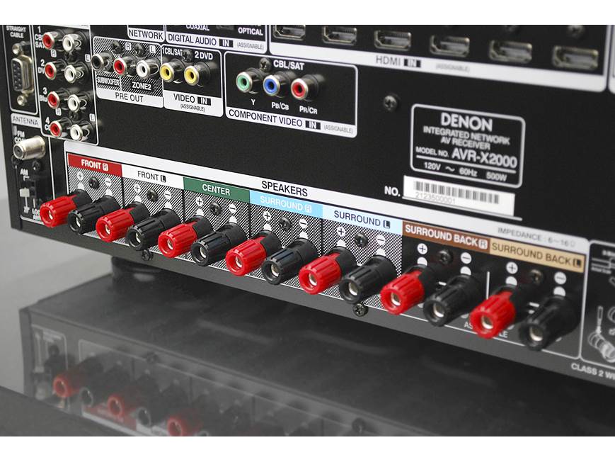 Denon AVR-X2000 IN-Command 7.1-channel home theater receiver with