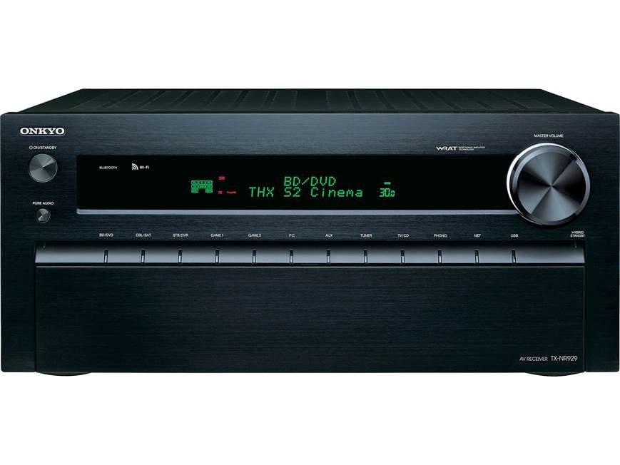 Onkyo TX-NR929 9.2-channel home theater receiver with Wi-Fi® and