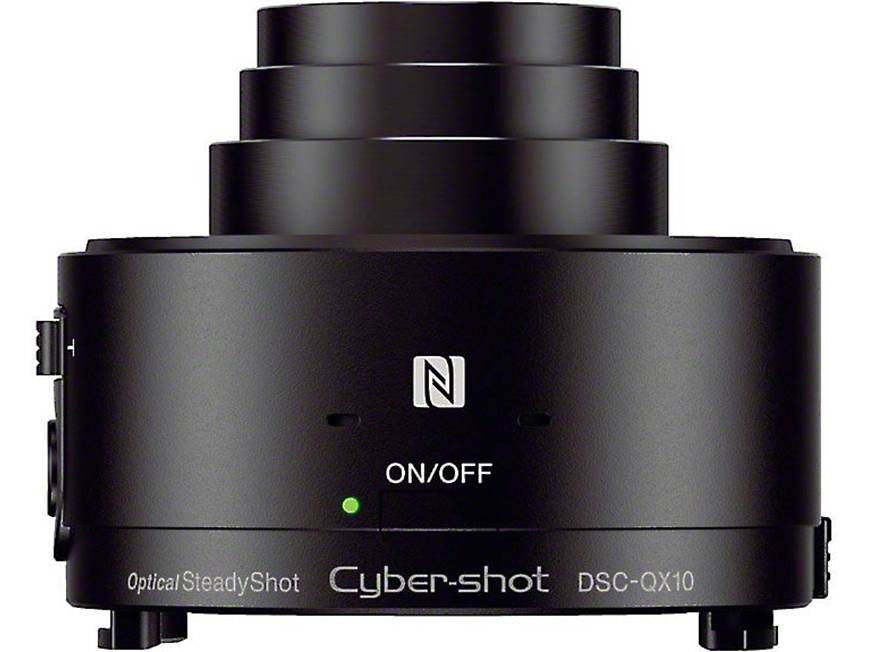 Sony Cyber-shot® DSC-QX10 (Black) Smartphone-attachable lens-style